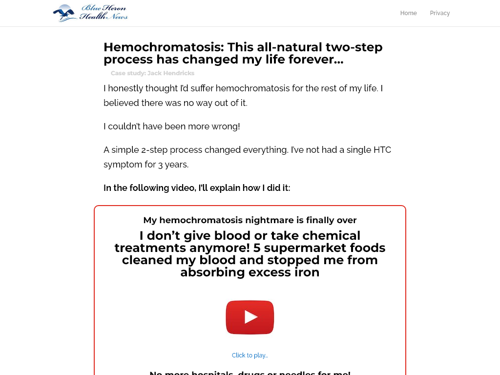 HEMOCHROMATOSIS REVIEW | THE 14 DAY MARK SURPRISED ME