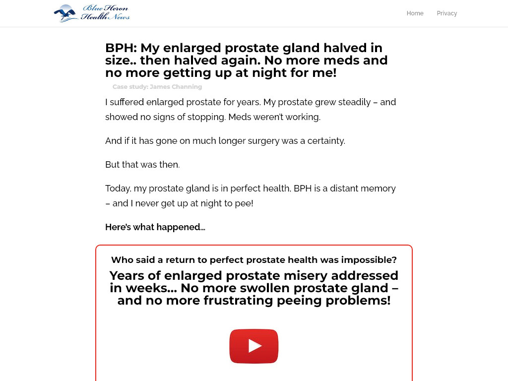 PROSTATE PROTOCOL REVIEW – THE FIRST 3 DAYS ARE THE HARDEST