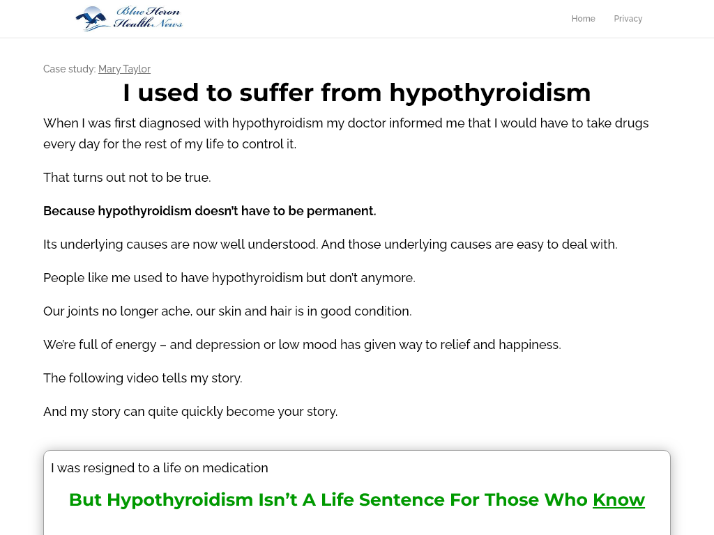 HYPOTHYROIDISM (WEIGHT GAIN) REVIEW | THE FIRST 5 MINUTES ARE KEY