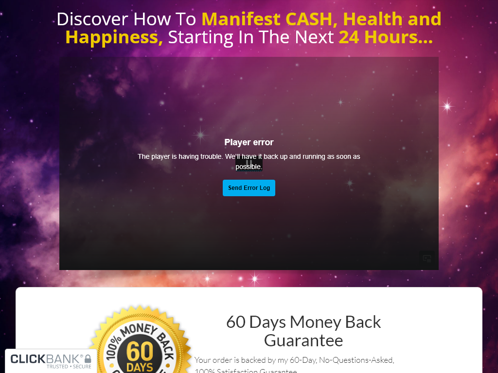 5 MINUTE MANIFESTATION REVIEW – MY FIRST HOUR WAS A NIGHTMARE