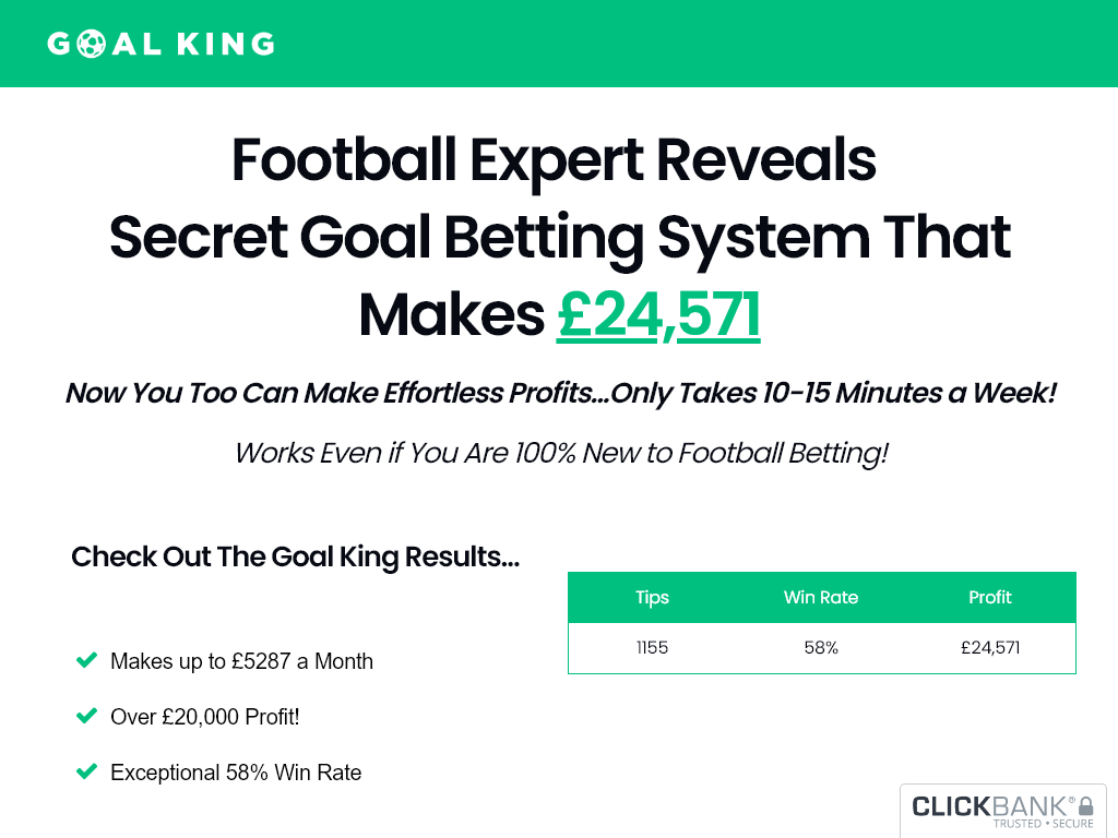 GOAL KING FOOTBALL TIPS REVIEW – THE TEXT THAT CHANGED MY MIND
