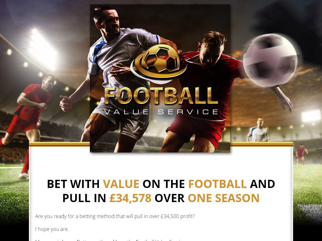 FOOTBALL VALUE SERVICE REVIEW : HOW MY CONFIDENCE CHANGED