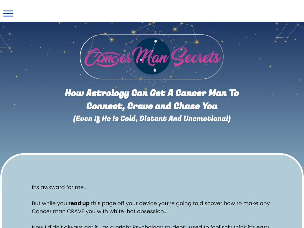 CANCER MAN SECRETS REVIEW | I AM PROUD OF THIS PURCHASE