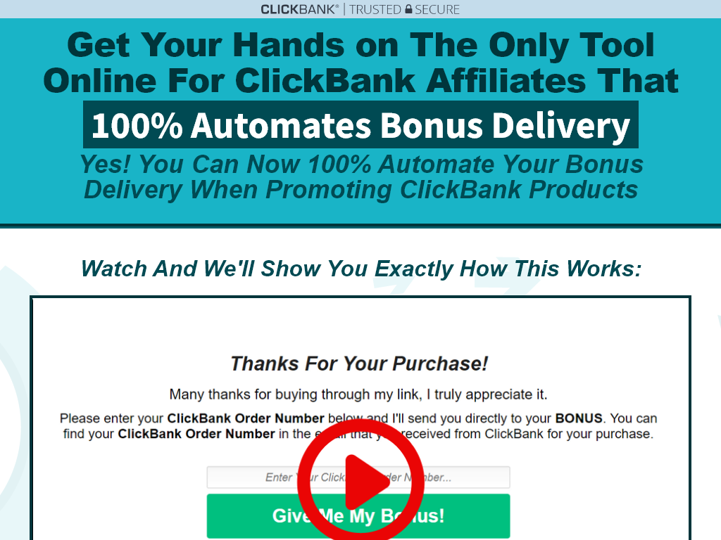CLICKBANK BONUS AUTOMATOR REVIEW : OBSERVATIONS THAT STOOD OUT TO ME!