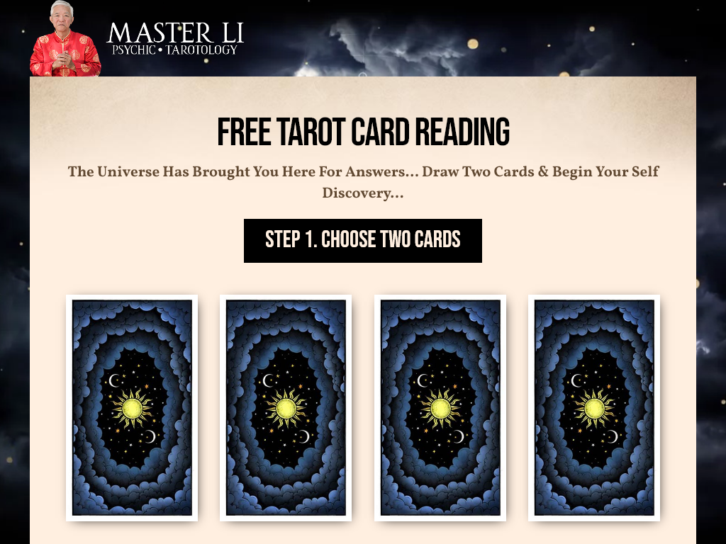 MASTER LI TAROT CARD READING REVIEW : THE TRUTH THEY HIDE FROM YOU