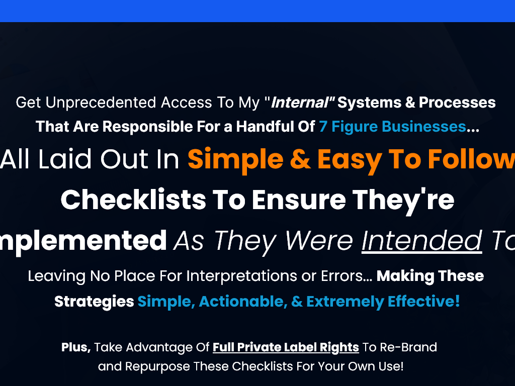 IM CHECKLIST REVIEW | MY 2 WEEK EXPERIMENT RESULTS