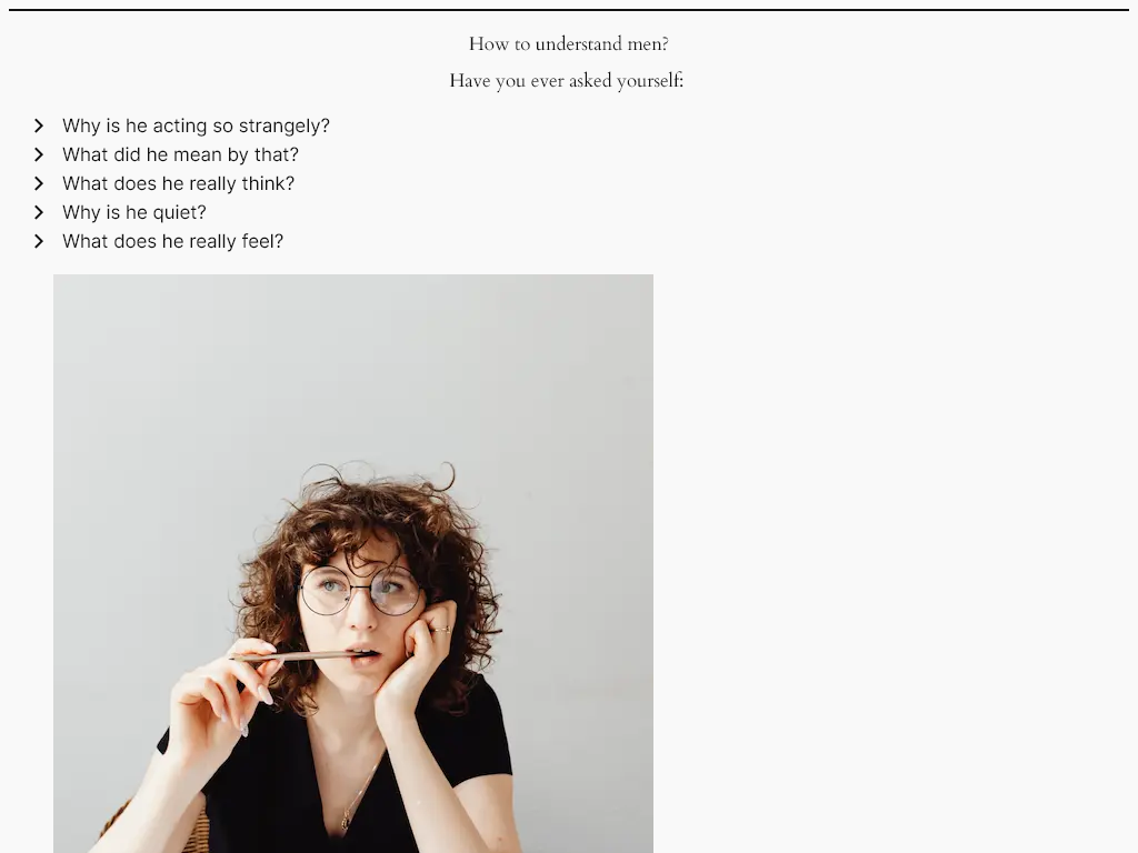 HOW TO UNDERSTAND MEN REVIEW : I BROKE THE RULES ON DAY 4