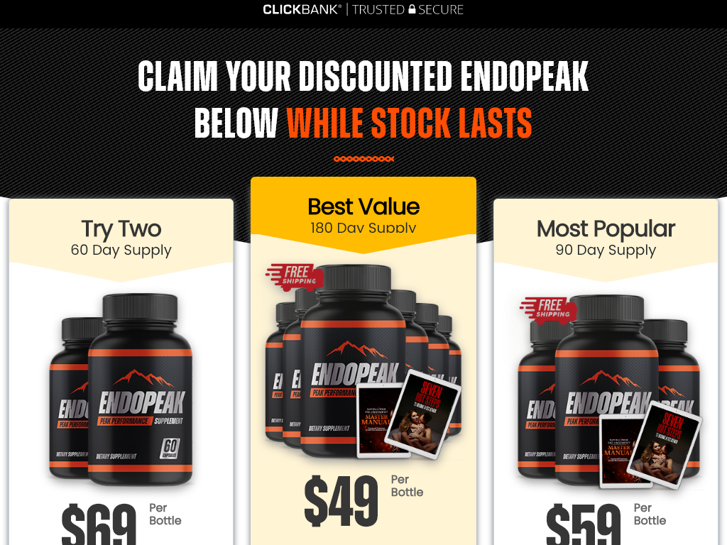 ENDOPEAK REVIEW – THE CHANGE I FELT INSTANTLY