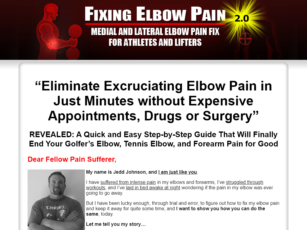 FIXING ELBOW PAIN REVIEW – HOW MY HABITS ADJUSTED