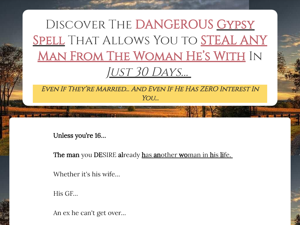 GYPSY LOVE SPELL REVIEW : THE SHIFT I FELT IN 30 MINUTES