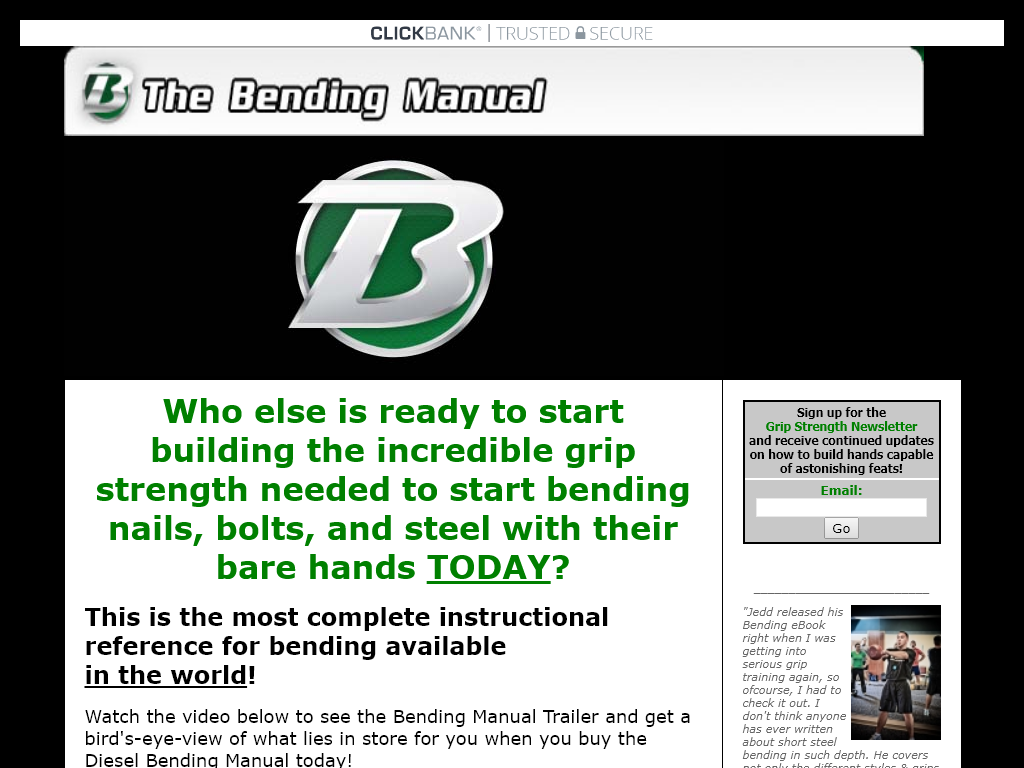 THE DIESEL CREW NAIL BENDING EBOOK REVIEW | THE PRODUCT THAT CARES