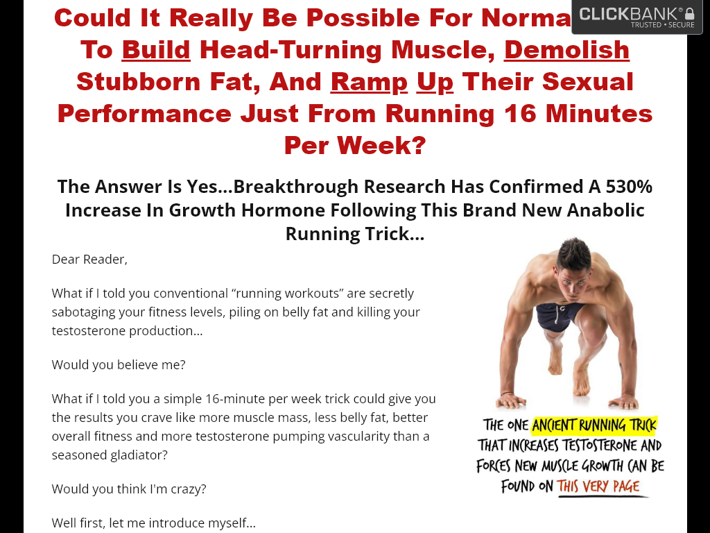 ANABOLIC RUNNING REVIEW : HOW LONG DID RESULTS TAKE?