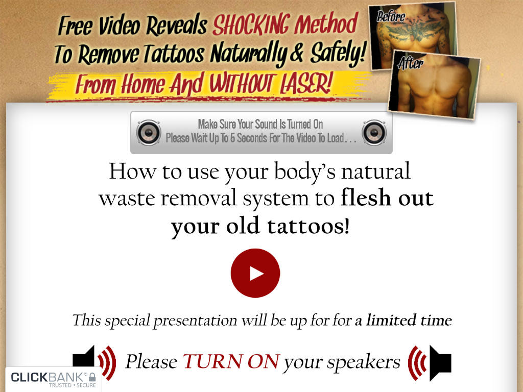 LASERLESS TATTOO REMOVAL REVIEW – THE CHANGE IS SUBTLE BUT POWERFUL