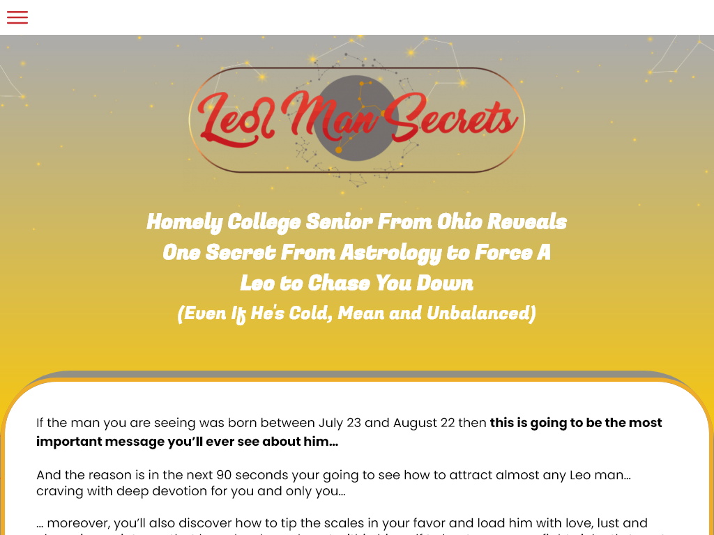 LEO MAN SECRETS REVIEW – MY 3 WEEK ROUTINE TRANSFORMATION