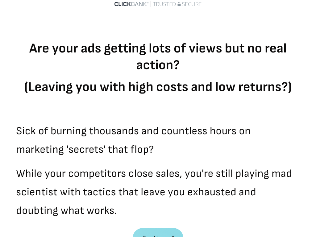 SYMPTOM TO SALE METHOD REVIEW – I ALMOST QUIT ON DAY 2 (READ WHY)