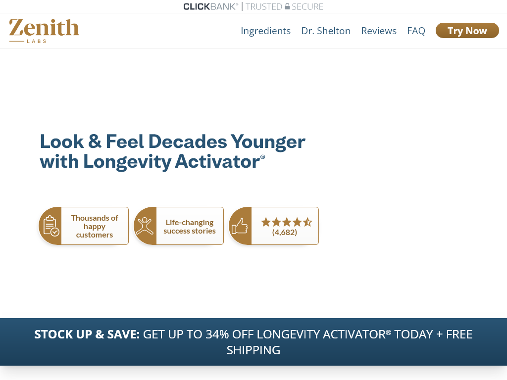 LONGEVITY ACTIVATOR REVIEW : DO NOT IGNORE THIS WARNING!