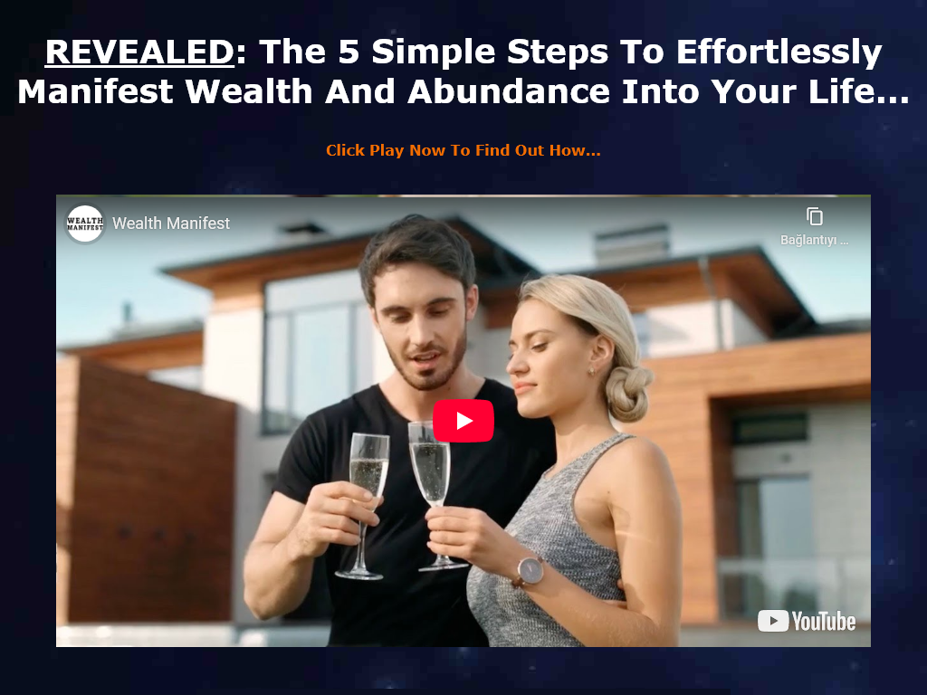 WEALTH MANIFEST REVIEW – RESULTS THAT TOOK 48 HOURS