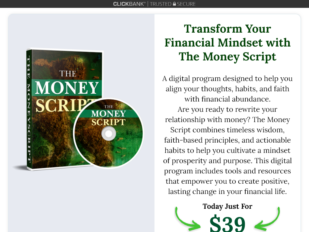 THE MONEY SCRIPT REVIEW : THE BEST DECISION I MADE LATELY