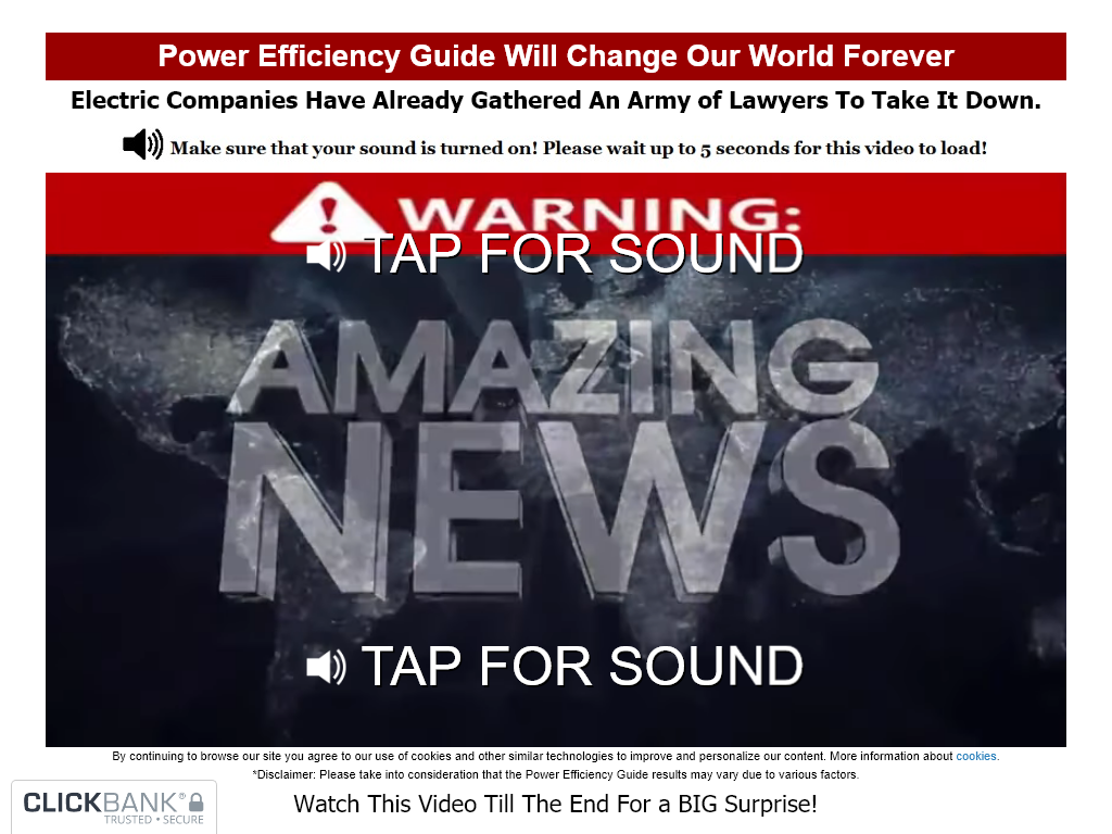 POWER EFFICIENCY GUIDE REVIEW – I AM FURIOUS I WAITED 6 MONTHS