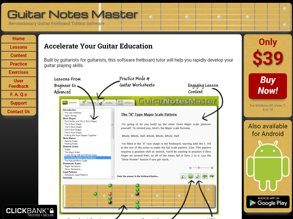 GUITAR NOTES MASTER REVIEW – THE ONLY THING THAT WORKED
