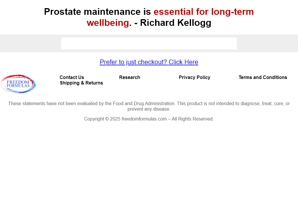 PROSTATE FREEDOM REVIEW : THE IMPACT ON MY LIFESTYLE