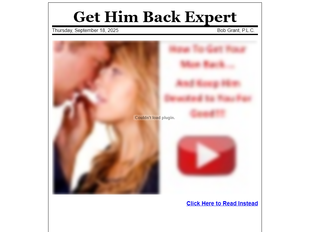 HOW DO I GET HIM BACK REVIEW | THE 30 DAY MONEY BACK TEST