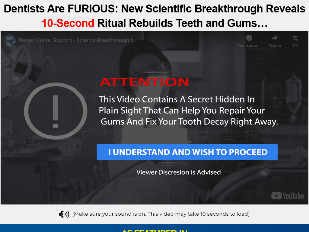 RENEW DENTAL SUPPORT REVIEW – DID IT SOLVE MY PROBLEM?