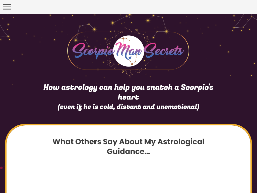 SCORPIO MAN SECRETS REVIEW : THE DAY 1 EXPERIENCE VS REALITY