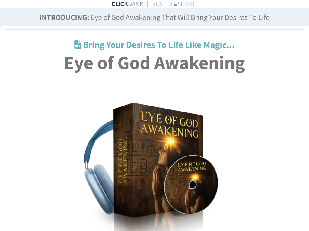 EYE OF GOD AWAKENING REVIEW – MY 7 DAY ULTIMATUM TO MYSELF