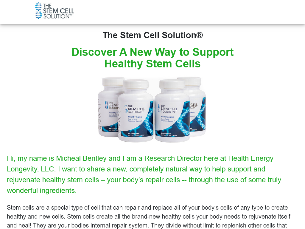 THE STEM CELL SOLUTION REVIEW | WHAT CHANGED MY MIND IN 1 HOUR