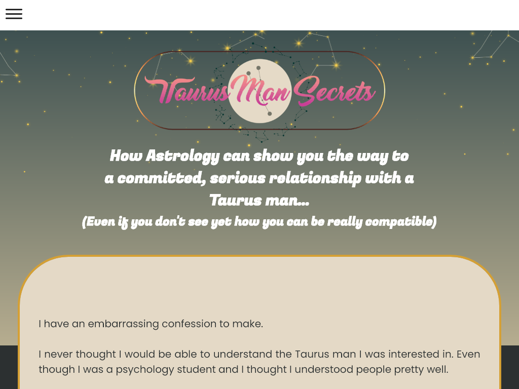 TAURUS MAN SECRETS REVIEW – I DOUBLED MY OUTPUT IN 2 WEEKS