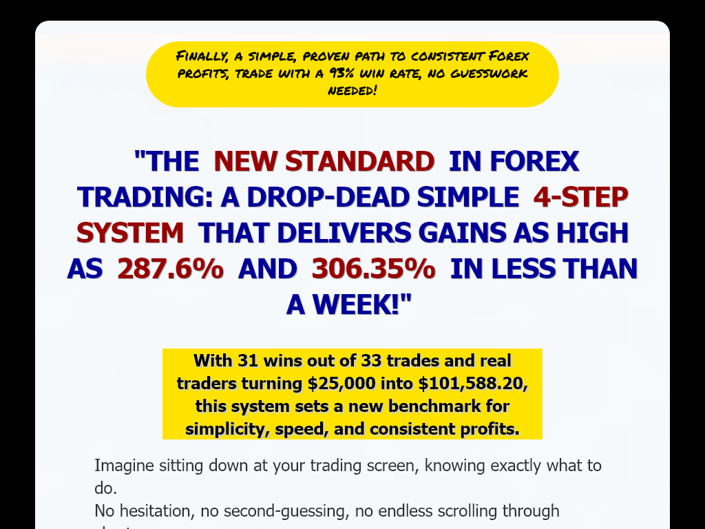 FOREX WIN MASTER REVIEW : MY OVERNIGHT SUCCESS STORY?