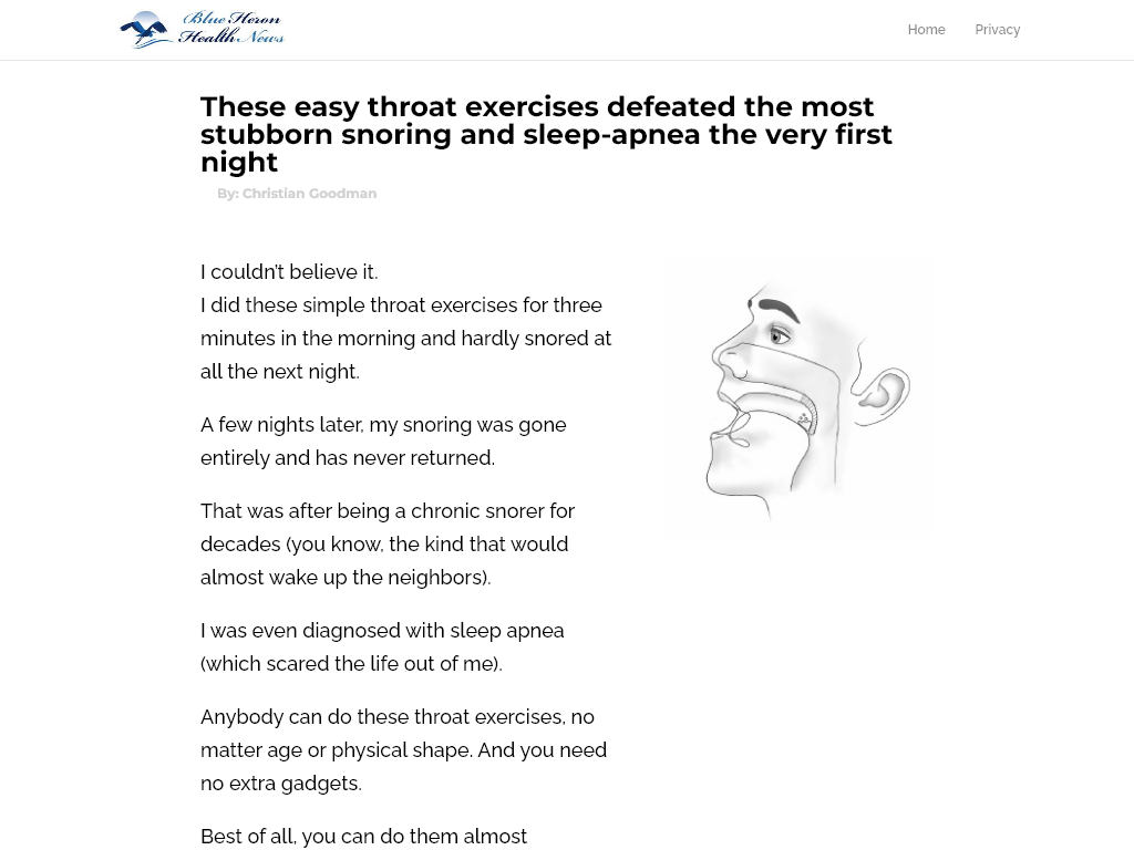 STOP SNORING AND SLEEP APNEA EXERCISE PROGRAM REVIEW : THE 3 WEEK TRANSFORMATION