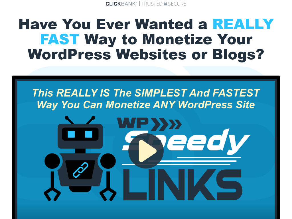 WP SPEEDY LINKS REVIEW : THE MISTAKE THAT COST ME MONEY