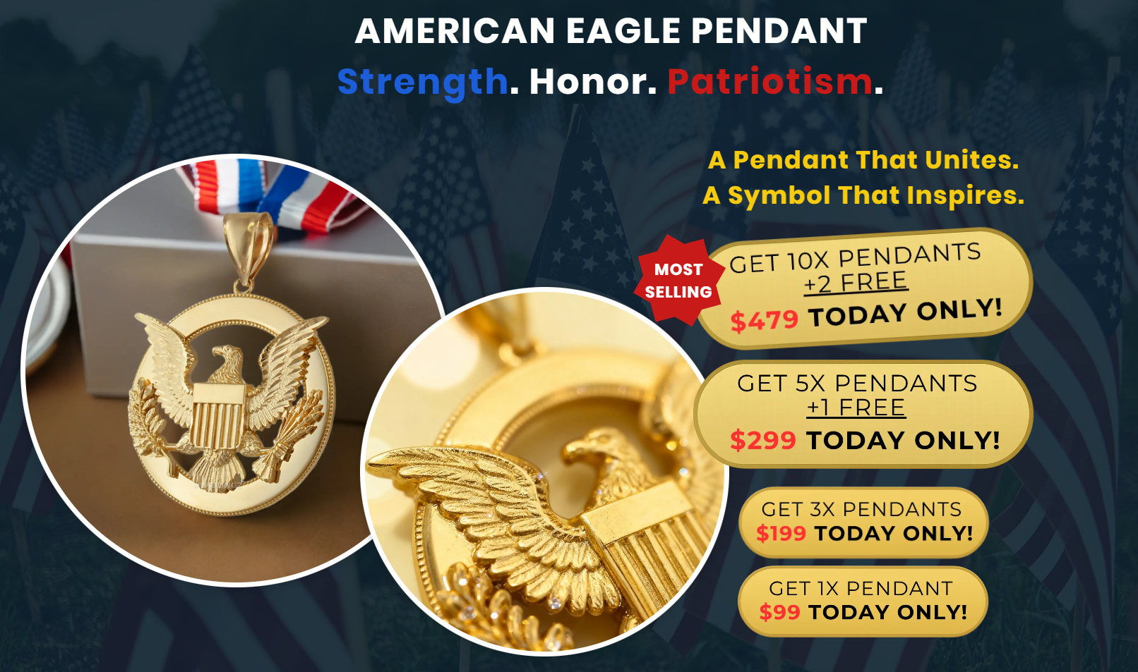 AMERICAN EAGLE PENDANT REVIEW – DOES THIS SYMBOL OF STRENGTH HOLD TRUE POWER?