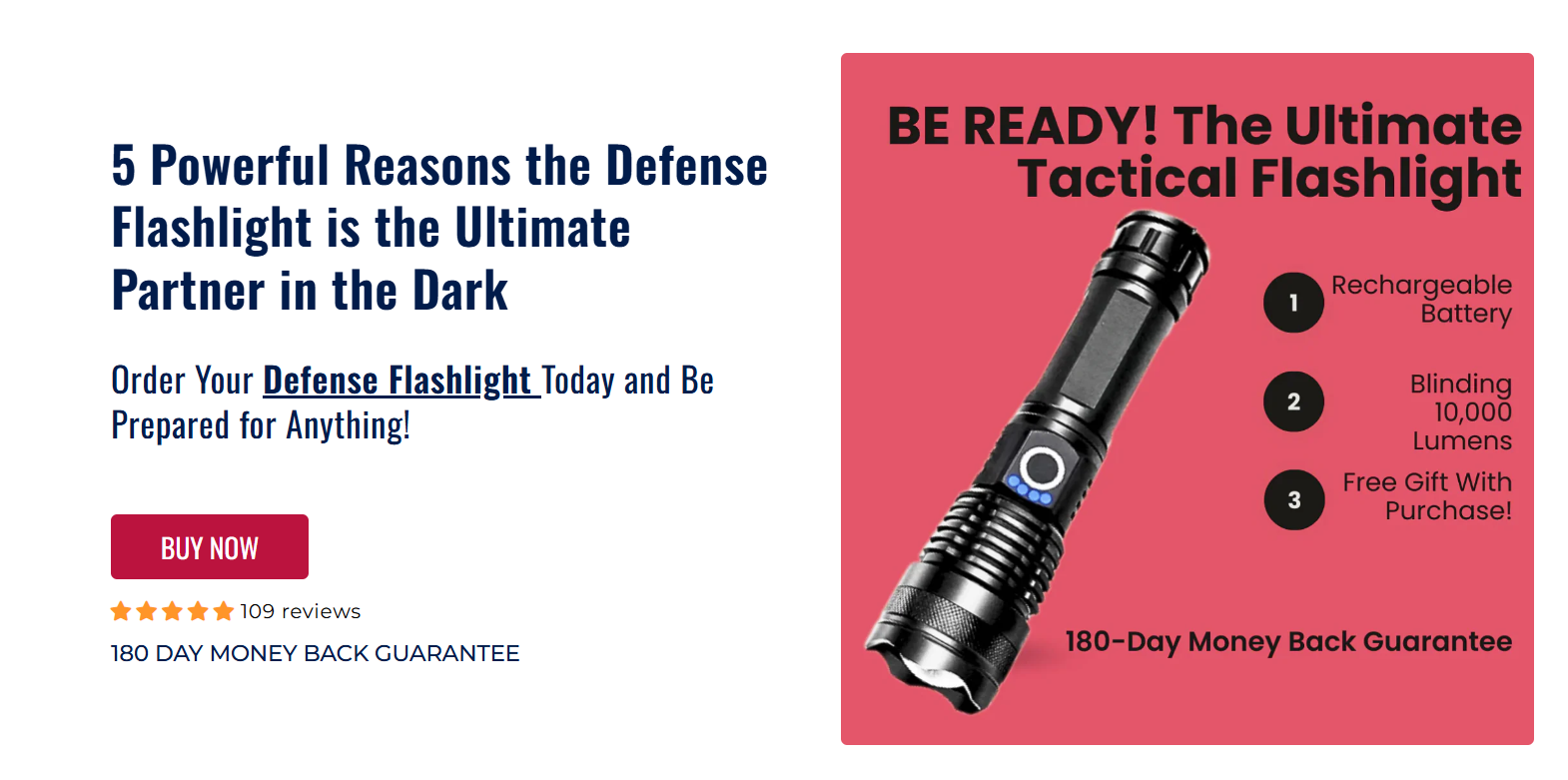 DEFENSE FLASHLIGHT REVIEW – IS THIS 60-DAY FIELD TEST WORTH IT?